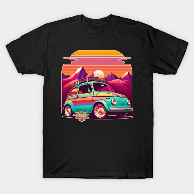 Fiat 500 T-Shirt by DanielLiamGill